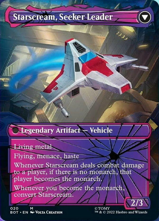 Starscream, Power Hungry // Starscream, Seeker Leader (Shattered Glass) [Transformers] | Good Games Cannington