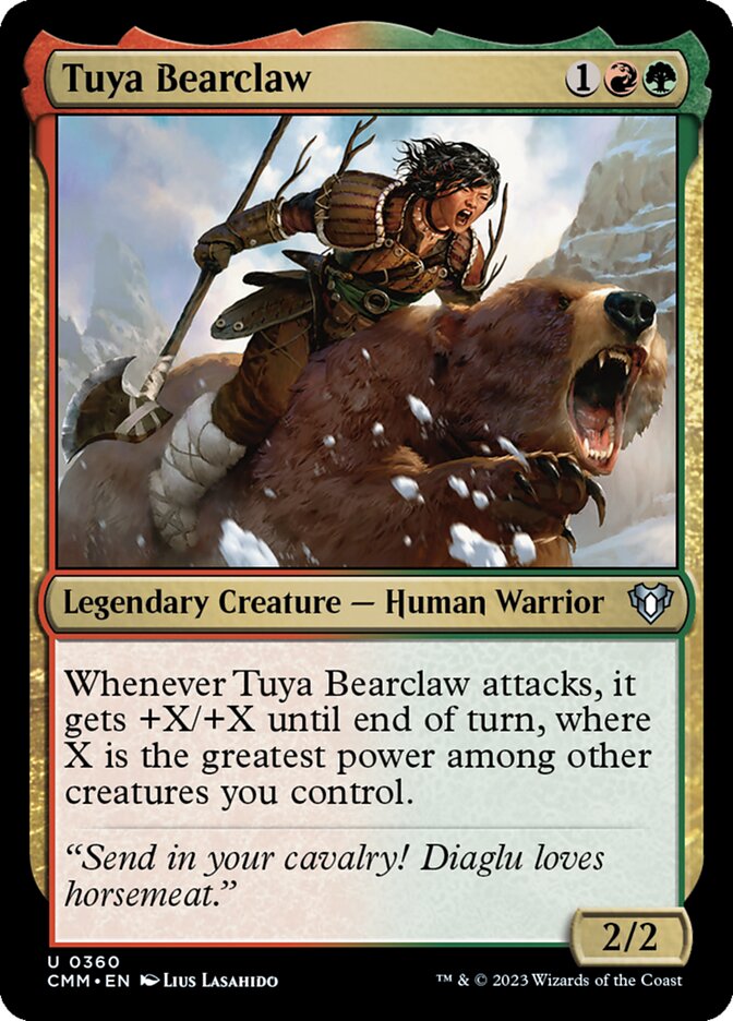 Tuya Bearclaw 360 (Commander Masters)  - Foil | Good Games Cannington