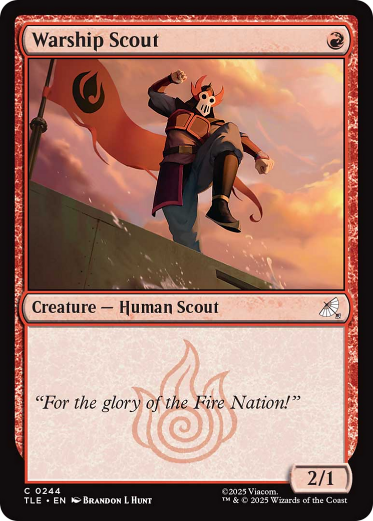 Warship scout [Avatar: The Last Airbender: Eternal-Legal] | Good Games Cannington