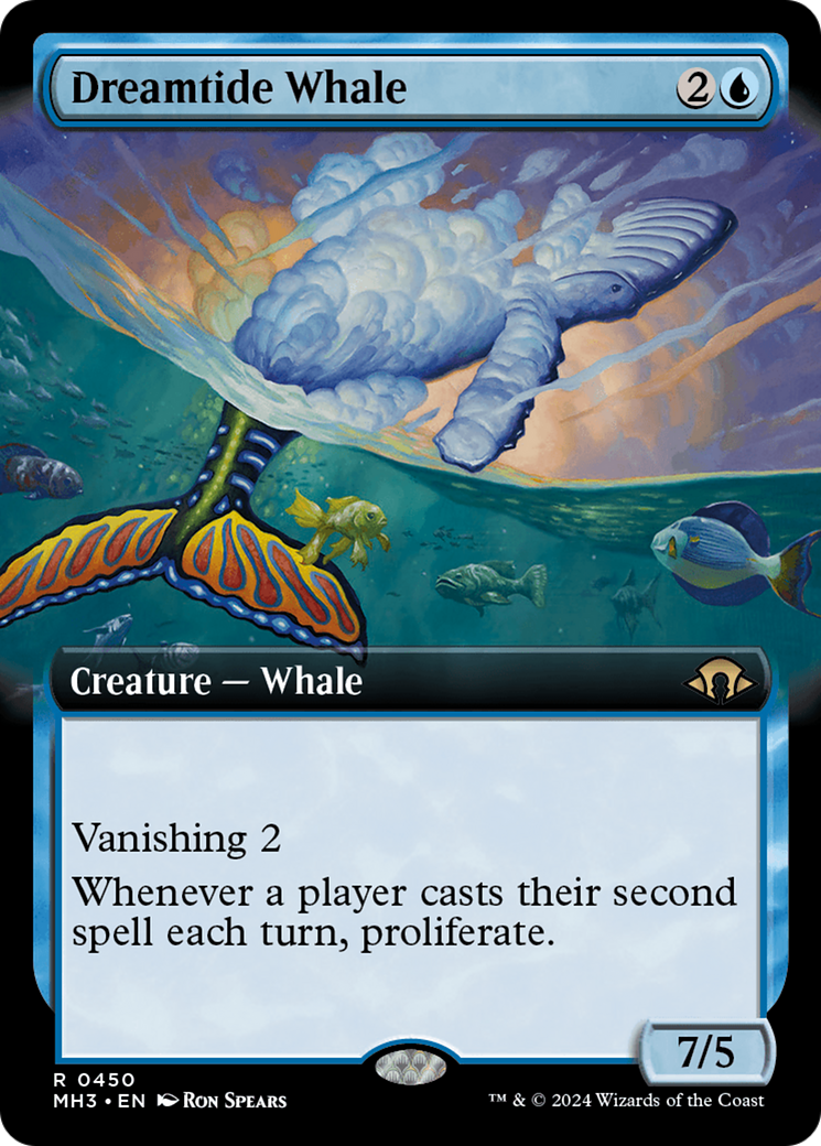 Dreamtide Whale (Extended Art) [Modern Horizons 3] | Good Games Cannington