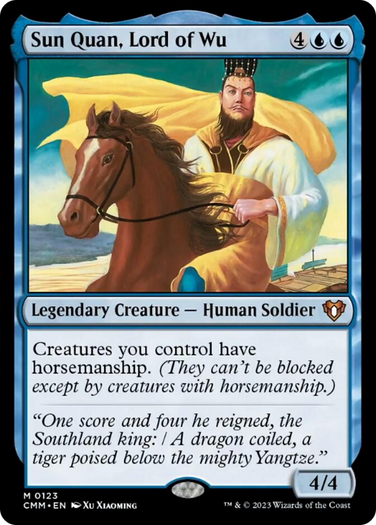 Sun Quan, Lord of Wu [Commander Masters] | Good Games Cannington