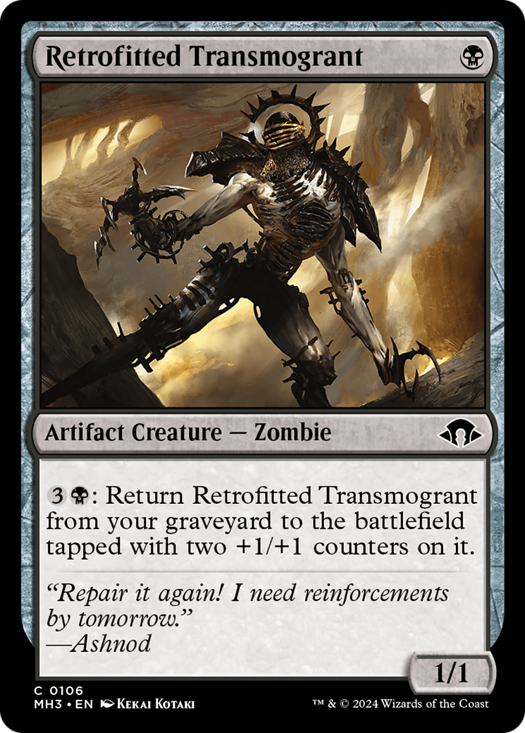 Retrofitted Transmogrant [Modern Horizons 3] | Good Games Cannington