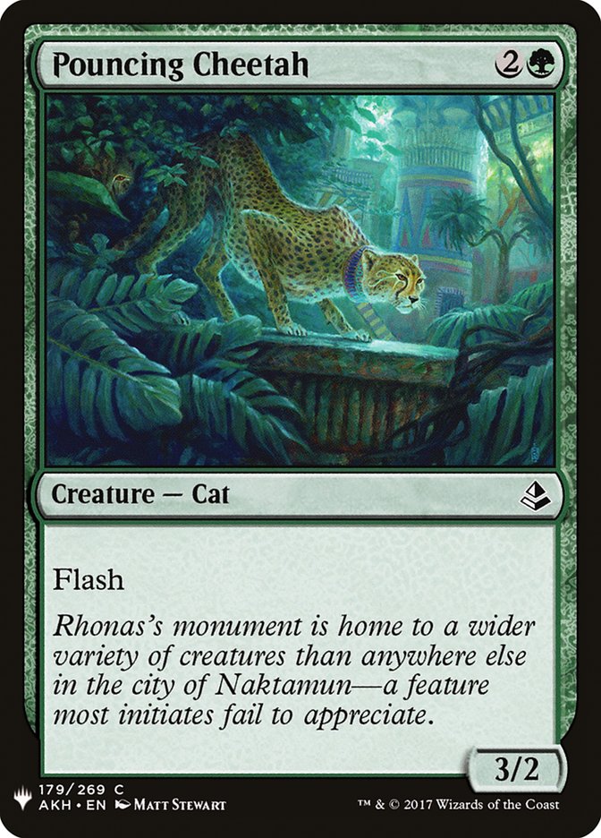 Pouncing Cheetah [Mystery Booster] | Good Games Cannington