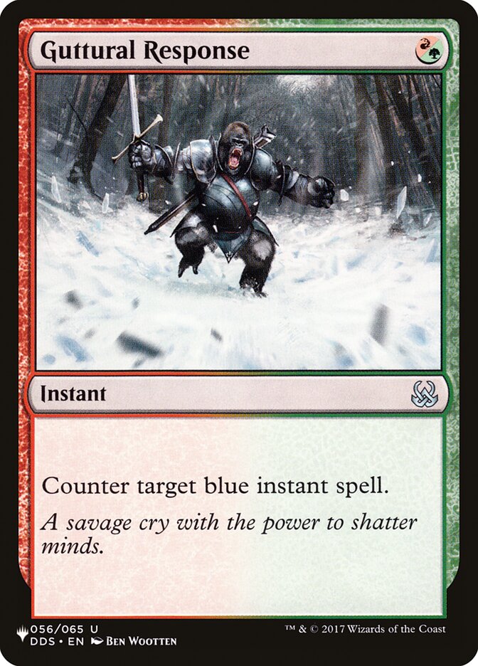 Guttural Response [The List] | Good Games Cannington