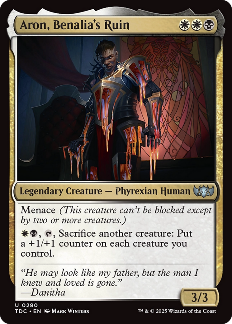 Aron, Benalia's Ruin [Tarkir: Dragonstorm Commander] | Good Games Cannington