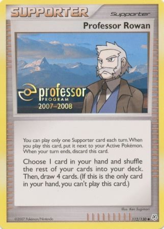 Professor Rowan (112/130) (2007) [Professor Program Promos] | Good Games Cannington