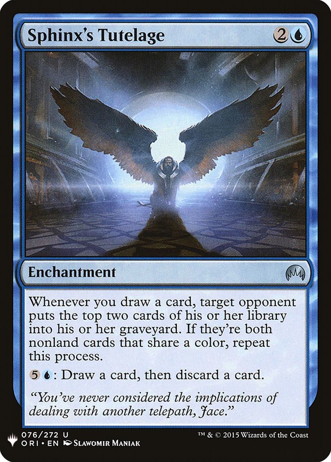 Sphinx's Tutelage [Mystery Booster] | Good Games Cannington