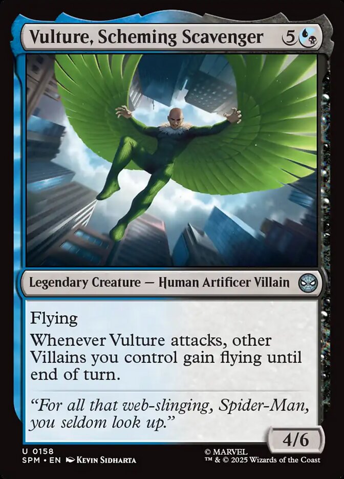 Vulture, Scheming Scavenger 158 (Marvel's Spider-Man)  - Foil | Good Games Cannington