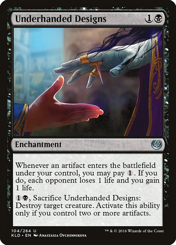 Underhanded Designs 104/264 (Kaladesh)  | Good Games Cannington