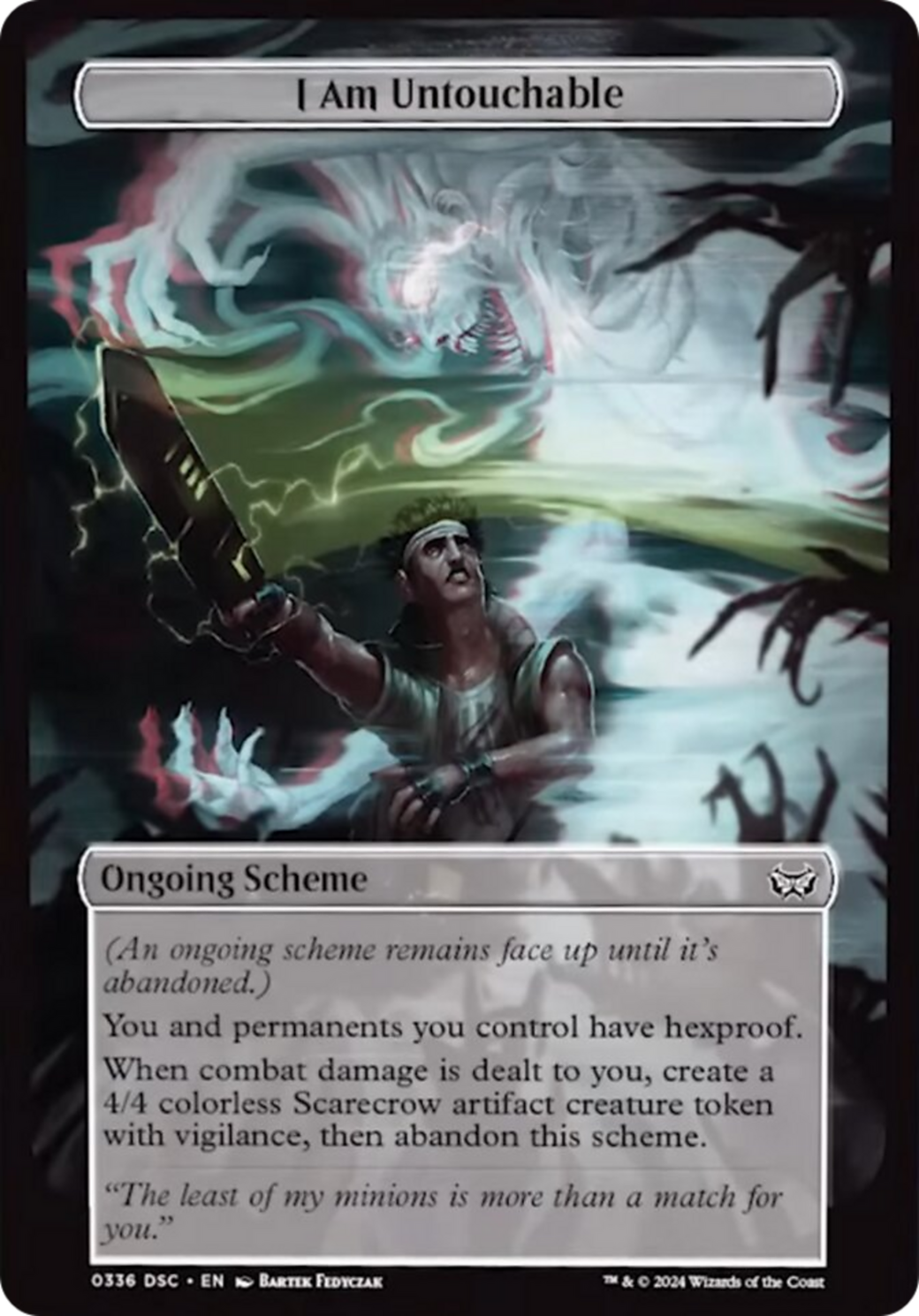 I Am Untouchable (Full Art) [Duskmourn: Archenemy] | Good Games Cannington
