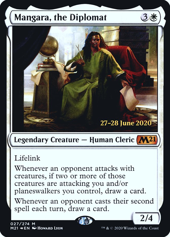 Mangara, the Diplomat [Core Set 2021 Prerelease Promos] | Good Games Cannington