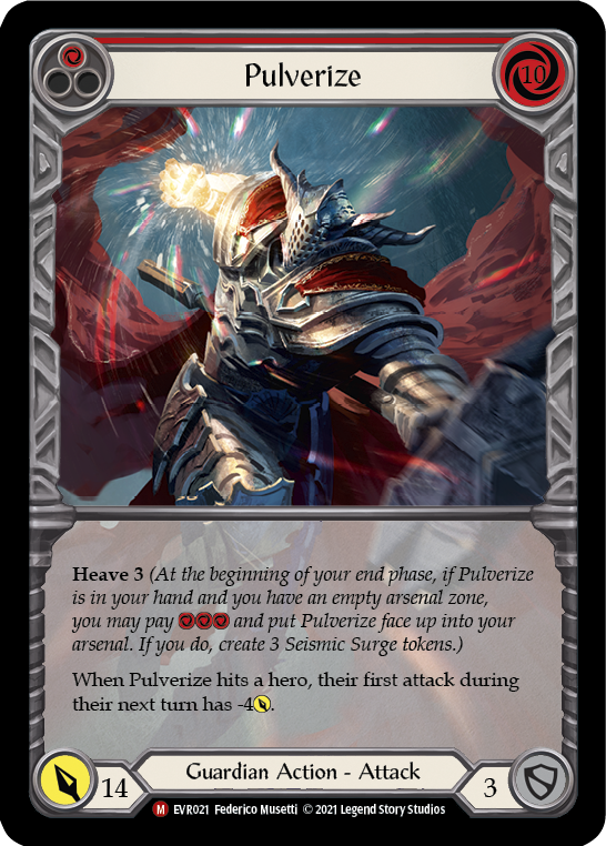 Pulverize [EVR021] (Everfest)  1st Edition Extended Art Rainbow Foil | Good Games Cannington