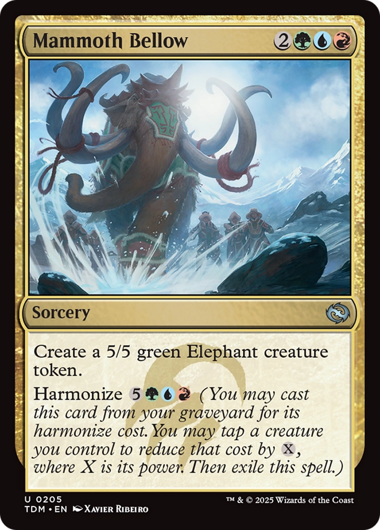 Mammoth Bellow [Tarkir: Dragonstorm] | Good Games Cannington