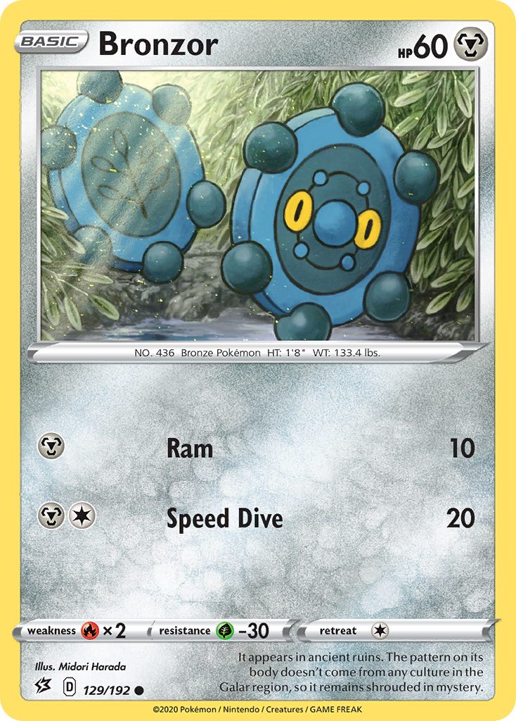 Bronzor (129/192) [Sword & Shield: Rebel Clash] | Good Games Cannington