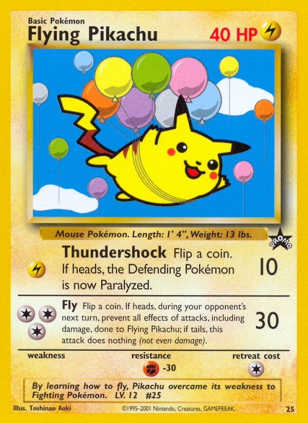 Flying Pikachu (25) [Wizards of the Coast: Black Star Promos] | Good Games Cannington