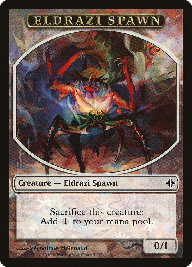 Eldrazi Spawn Token (1c/5) [Rise of the Eldrazi Tokens] | Good Games Cannington