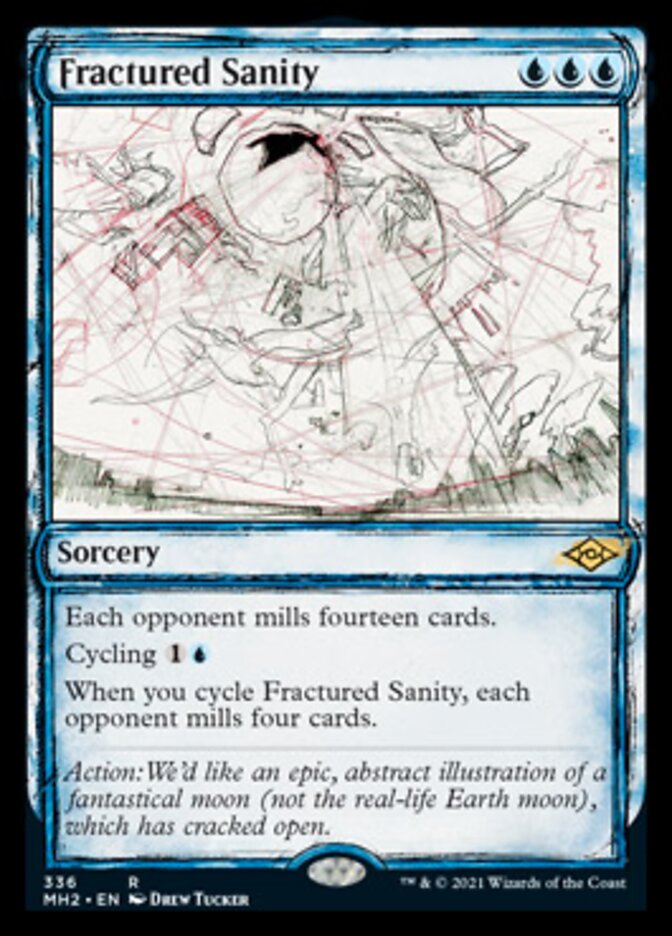 Fractured Sanity (Sketch) [Modern Horizons 2] | Good Games Cannington