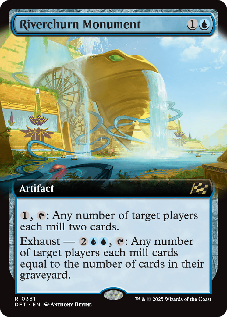 Riverchurn Monument (Extended Art) [Aetherdrift] | Good Games Cannington