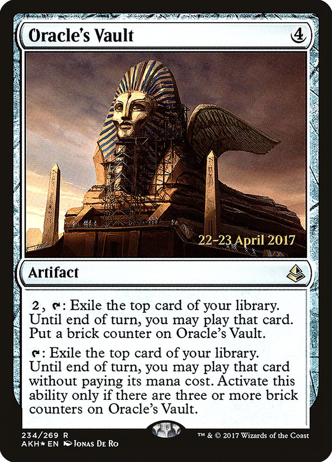 Oracle's Vault [Amonkhet Prerelease Promos] | Good Games Cannington