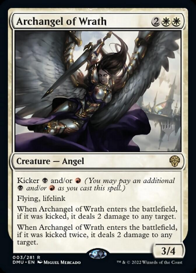 Archangel of Wrath (Promo Pack) [Dominaria United Promos] | Good Games Cannington
