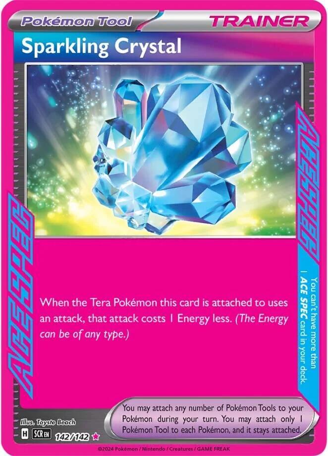 Sparkling Crystal 142/142 (SV07: Stellar Crown)  - Holofoil | Good Games Cannington