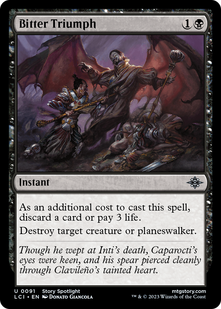 Bitter Triumph [The Lost Caverns of Ixalan] | Good Games Cannington