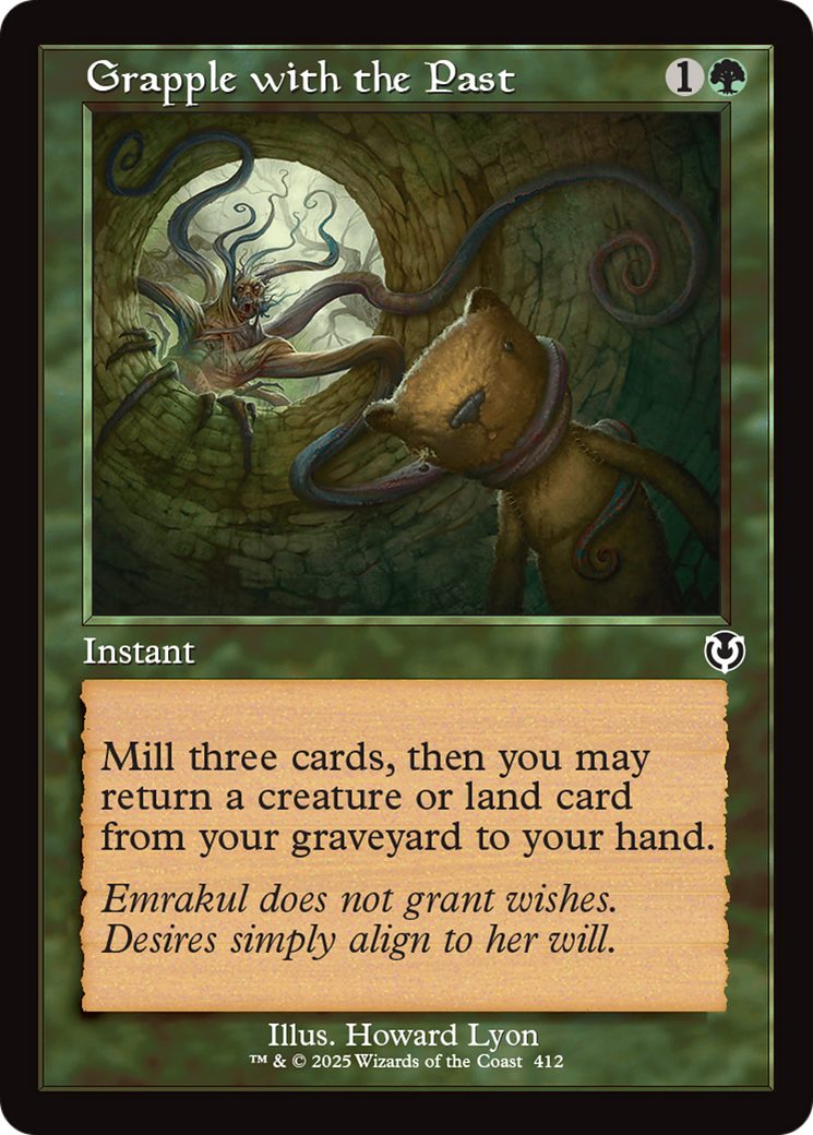 Grapple with the Past (Retro Frame) [Innistrad Remastered] | Good Games Cannington