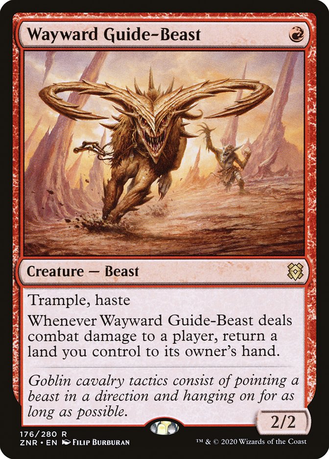 Wayward Guide-Beast 176 (Zendikar Rising)  | Good Games Cannington