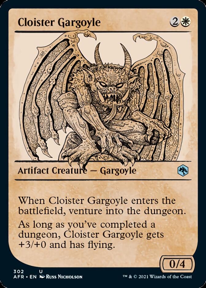Cloister Gargoyle (Showcase) [Dungeons & Dragons: Adventures in the Forgotten Realms] | Good Games Cannington