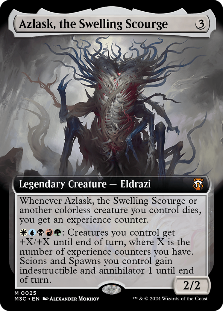 Azlask, the Swelling Scourge (Extended Art) [Modern Horizons 3 Commander] | Good Games Cannington