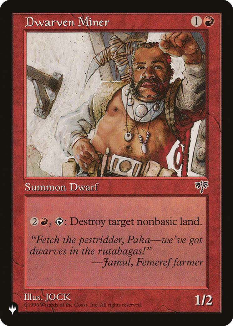 Dwarven Miner [The List] | Good Games Cannington