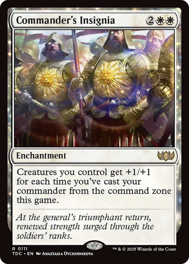 Commander's Insignia [Tarkir: Dragonstorm Commander] | Good Games Cannington