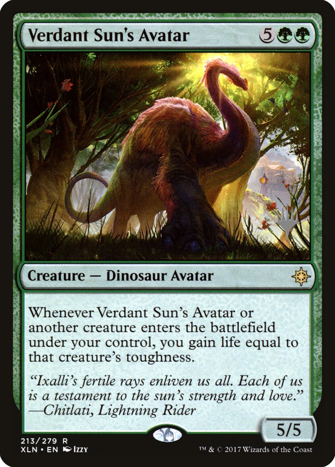 Verdant Sun's Avatar (Promo Pack) [Ixalan Promos] | Good Games Cannington