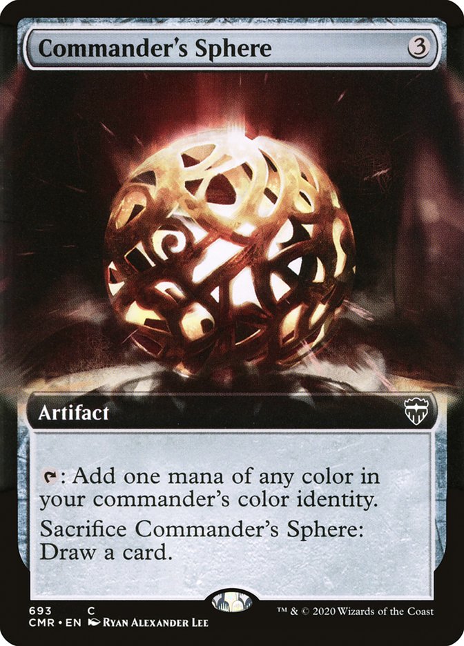 Commander's Sphere (Extended Art) [Commander Legends] | Good Games Cannington