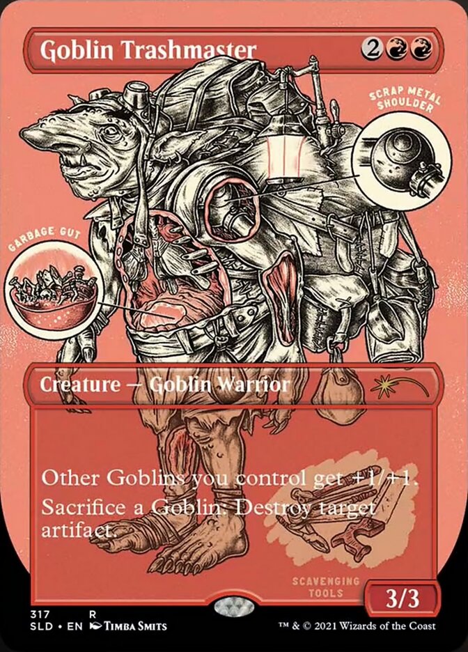 Goblin Trashmaster (Borderless Foil Etched) [Secret Lair Drop Series] | Good Games Cannington