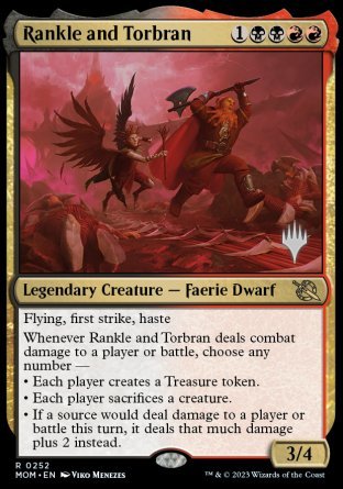Rankle and Torbran (Promo Pack) [March of the Machine Promos] | Good Games Cannington