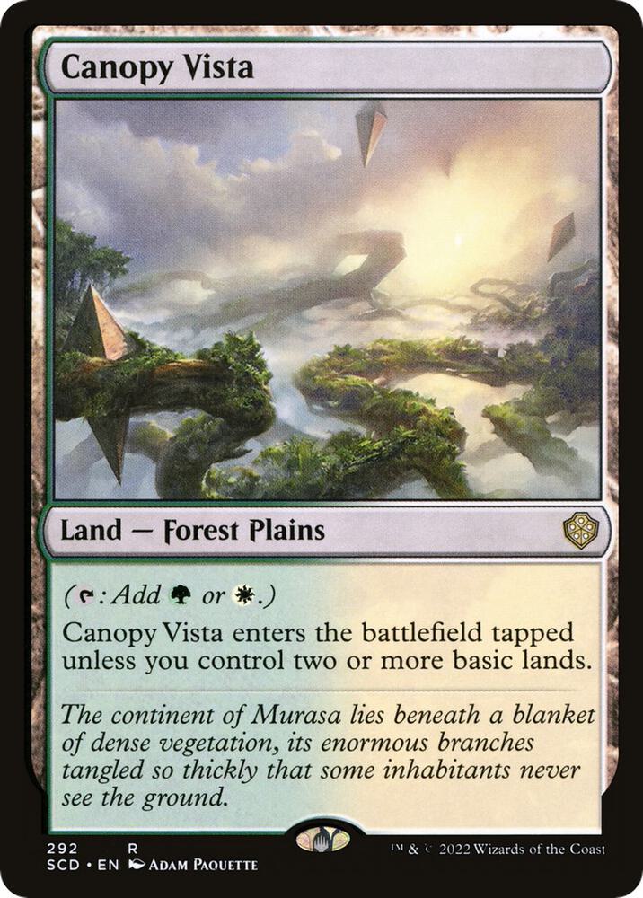 Canopy Vista 292/352 (Starter Commander Decks)  | Good Games Cannington