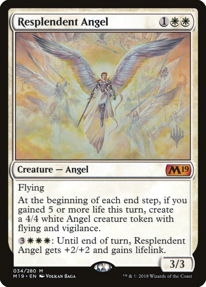 Resplendent Angel (Promo Pack) [Core Set 2019 Promos] | Good Games Cannington