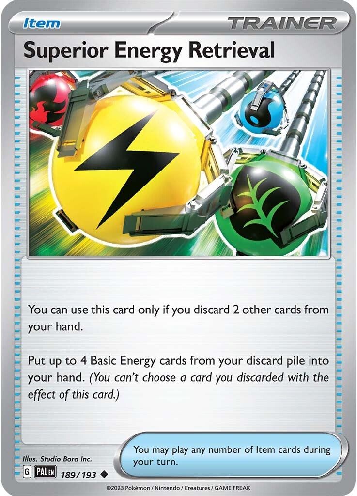 Superior Energy Retrieval (189/193) [Scarlet & Violet: Paldea Evolved] | Good Games Cannington