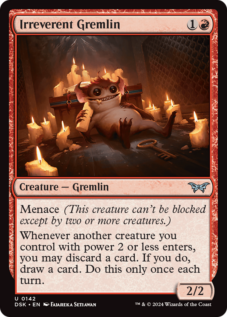 Irreverent Gremlin [Duskmourn: House of Horror] | Good Games Cannington