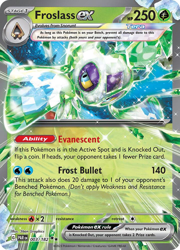 Froslass ex 003/182 (SV04: Paradox Rift)  - Holofoil | Good Games Cannington