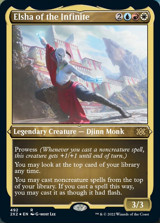 Elsha of the Infinite (Foil Etched) [Double Masters 2022] | Good Games Cannington