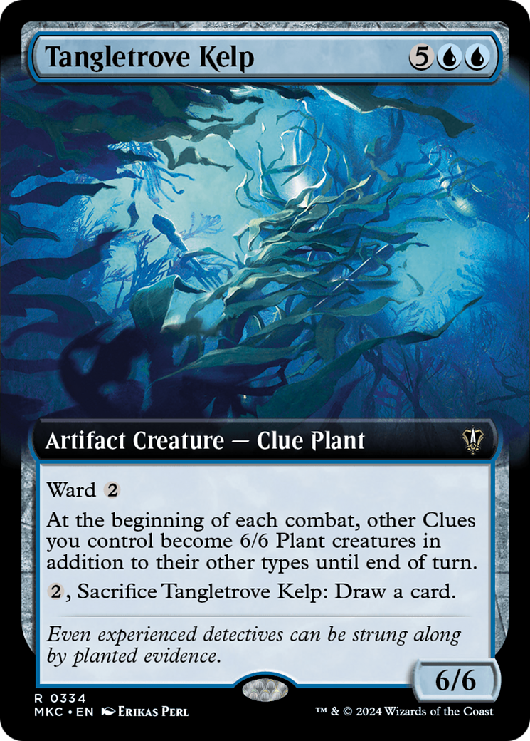 Tangletrove Kelp (Extended Art) [Murders at Karlov Manor Commander] | Good Games Cannington