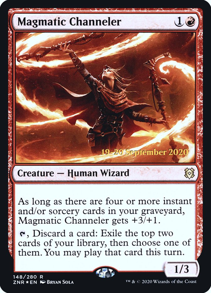Magmatic Channeler [Zendikar Rising Prerelease Promos] | Good Games Cannington