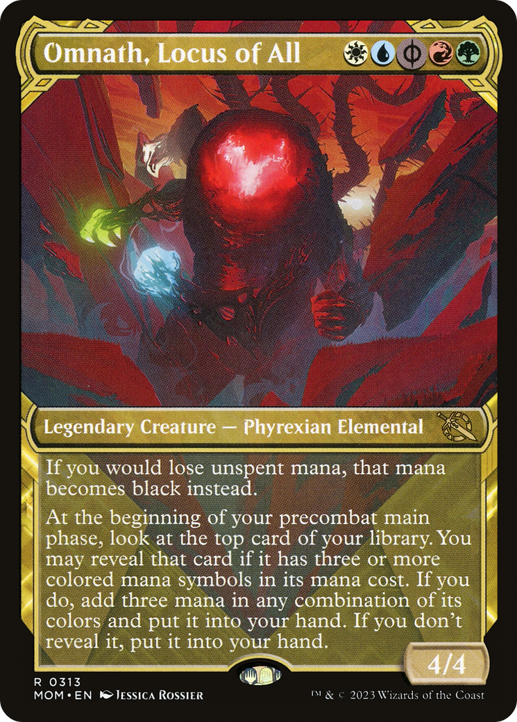 Omnath, Locus of All (Showcase Planar Booster Fun) [March of the Machine] | Good Games Cannington