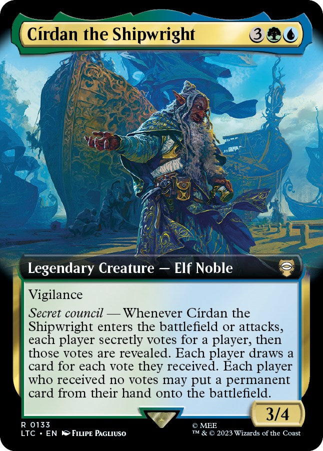 Cirdan the Shipwright (Extended Art) [The Lord of the Rings: Tales of Middle-Earth Commander] | Good Games Cannington