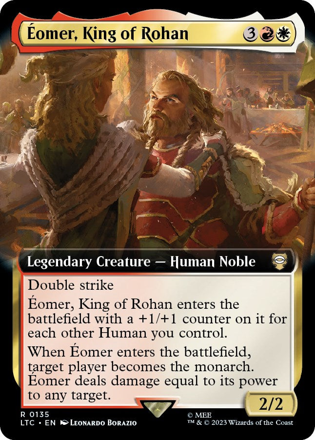 Eomer, King of Rohan (Extended Art) [The Lord of the Rings: Tales of Middle-Earth Commander] | Good Games Cannington