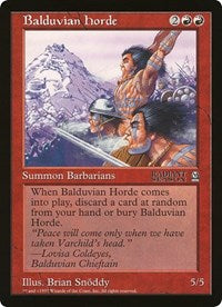 Balduvian Horde (Oversized) [Oversize Cards] | Good Games Cannington