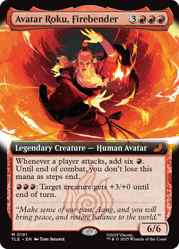 Avatar Roku, Firebender (Extended Art) [Avatar: The Last Airbender: Eternal-Legal] | Good Games Cannington