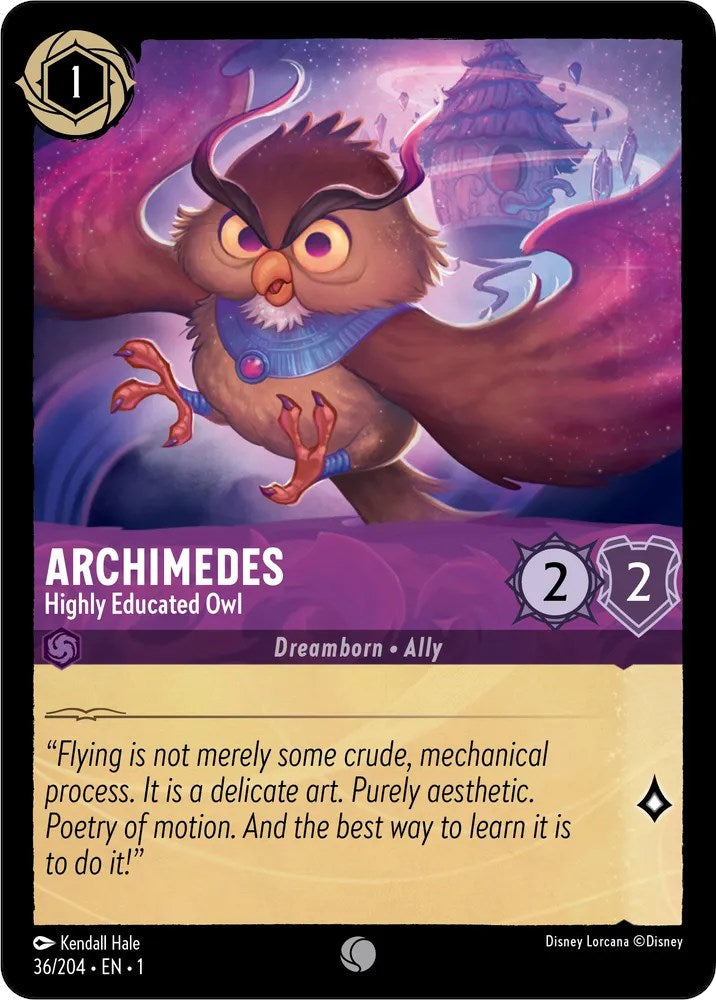 Archimedes - Highly Educated Owl (36/204) [The First Chapter] | Good Games Cannington